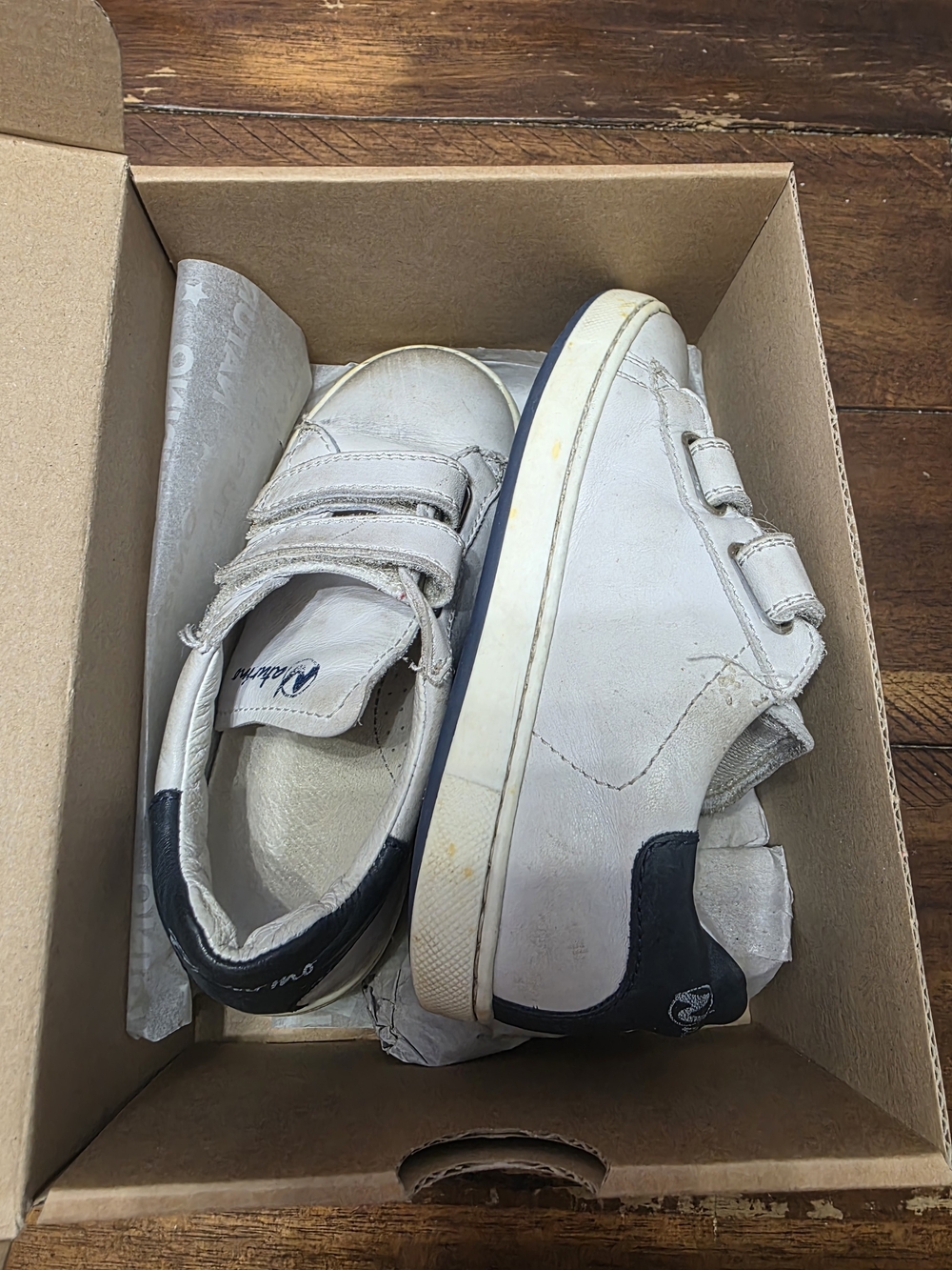 Naturino Hasselt white leather sneaker Toddler 9/26